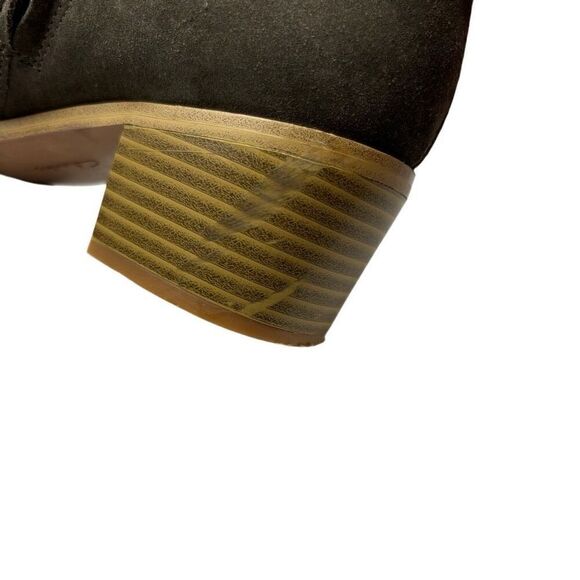 Clarks Breccan Myth Suede Ankle Boots Khaki Olive Size 7.5 - Picture 7 of 11